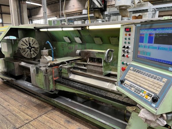 Tornio cnc banco piano GILDEMEISTER NEF 710×3000 usato il Metalmeccanico Di M