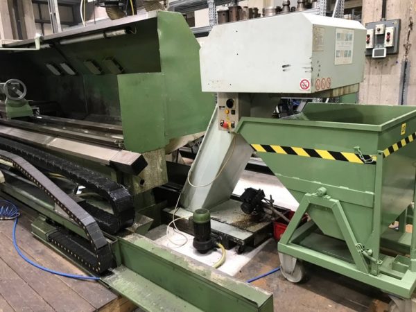 Tornio cnc banco piano GILDEMEISTER NEF 710×3000 usato il Metalmeccanico Di M