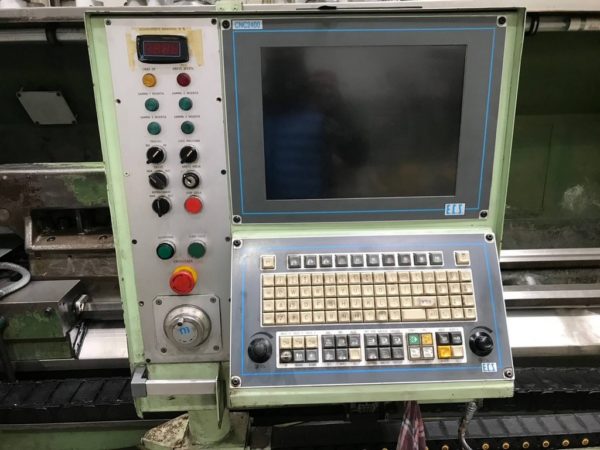 Tornio cnc banco piano GILDEMEISTER NEF 710×3000 usato il Metalmeccanico Di M