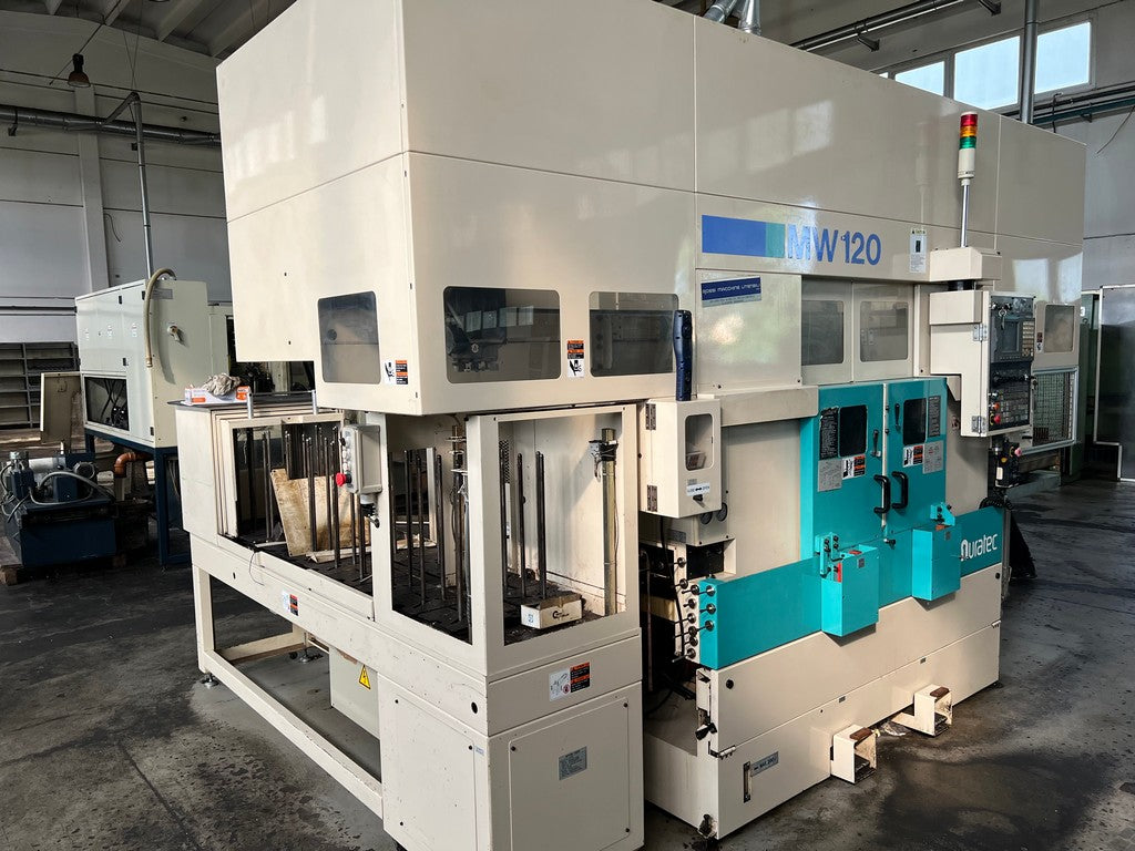 Tornio cnc bimandino frontale MURATEC MW 120G usato
