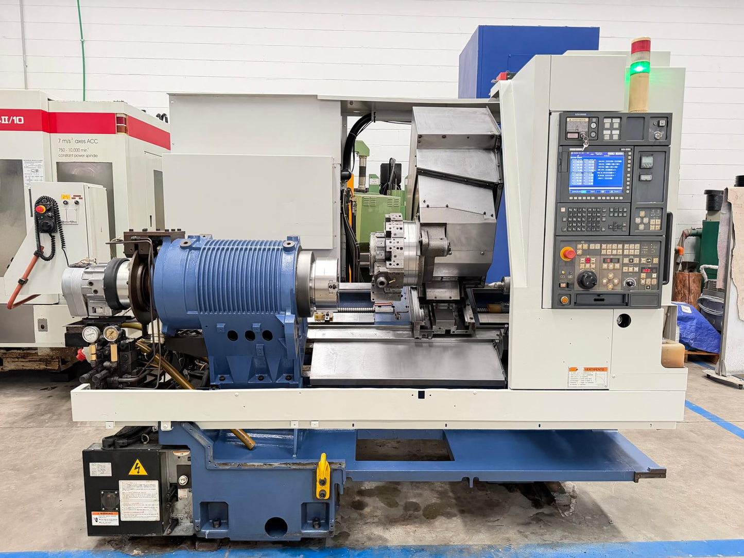 Tornio cnc motorizzato asse Y MORI SEIKI SL 2500 Y usato il Metalmeccanico Di M