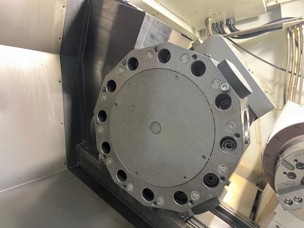 Tornio cnc motorizzato asse Y contromandrino SPINNER TC77 SMCY usato