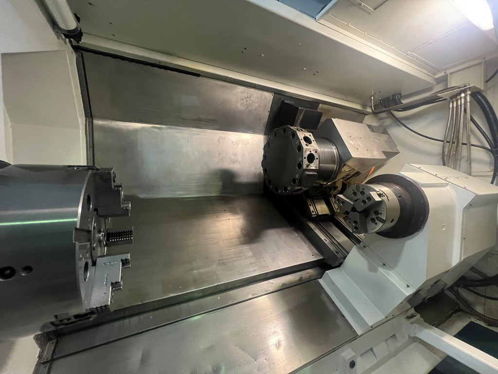 Tornio cnc motorizzato asse Y contromandrino SPINNER TC77 SMCY usato