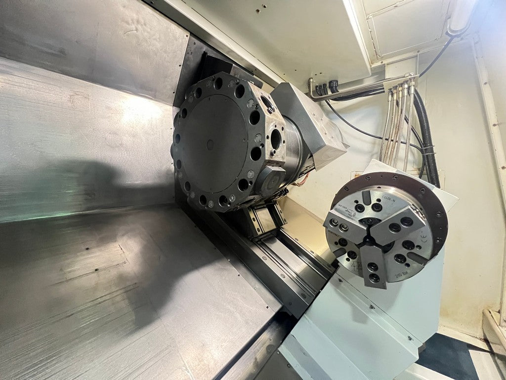 Tornio cnc motorizzato asse Y contromandrino SPINNER TC77 SMCY usato