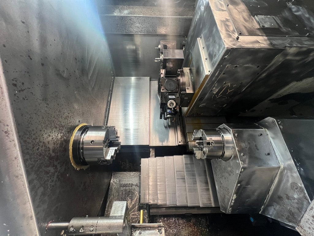Tornio cnc motorizzato contromandrino AVM ANGELINI OSCAR usato