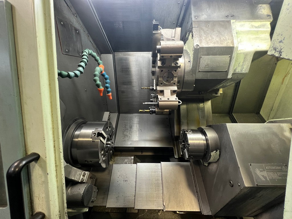 Tornio cnc motorizzato contromandrino BIGLIA B 501 YS usato