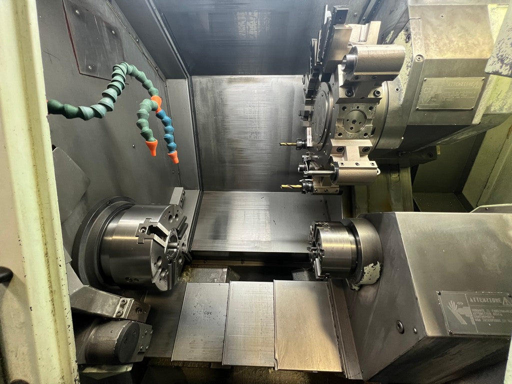Tornio cnc motorizzato contromandrino BIGLIA B 501 YS usato