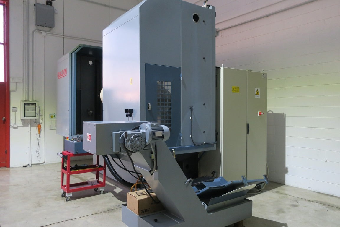 Centro di lavoro verticale a montante mobile GUALDONI GV 400 usato il Metalmeccanico Di M