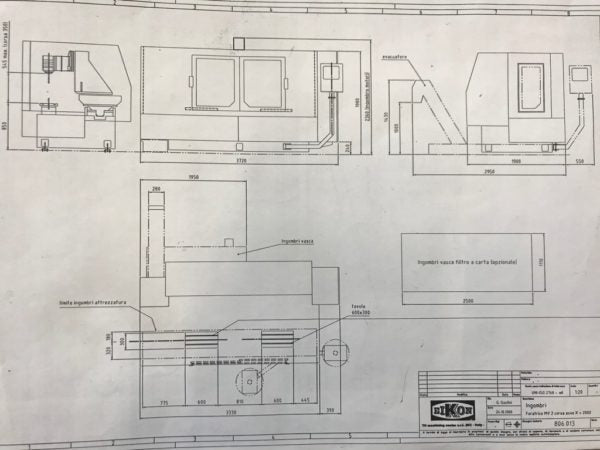 Centro di lavoro verticale pendolare EIKON MV2 il Metalmeccanico Di M
