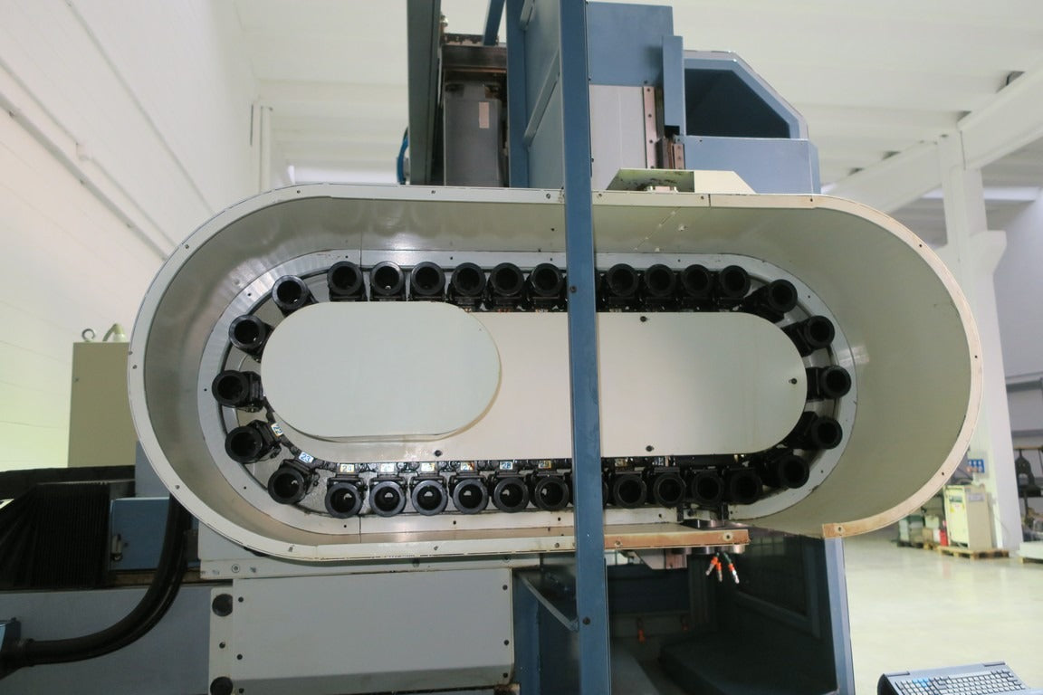 Centro di lavoro verticale a montante mobile GUALDONI GV 400 usato il Metalmeccanico Di M