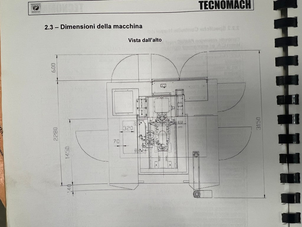 Centro di lavoro verticale PERFECT JET MCV-8 usato