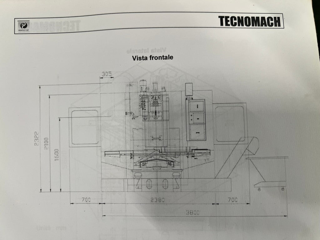 Centro di lavoro verticale PERFECT JET MCV-8 usato