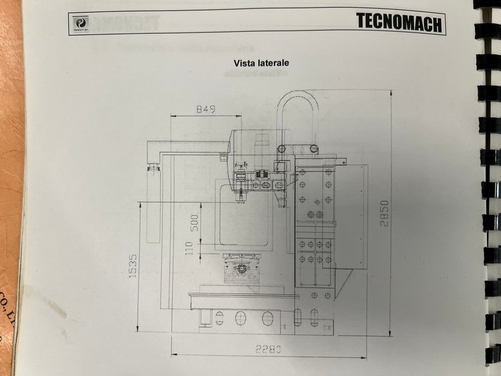 Centro di lavoro verticale PERFECT JET MCV-8 usato