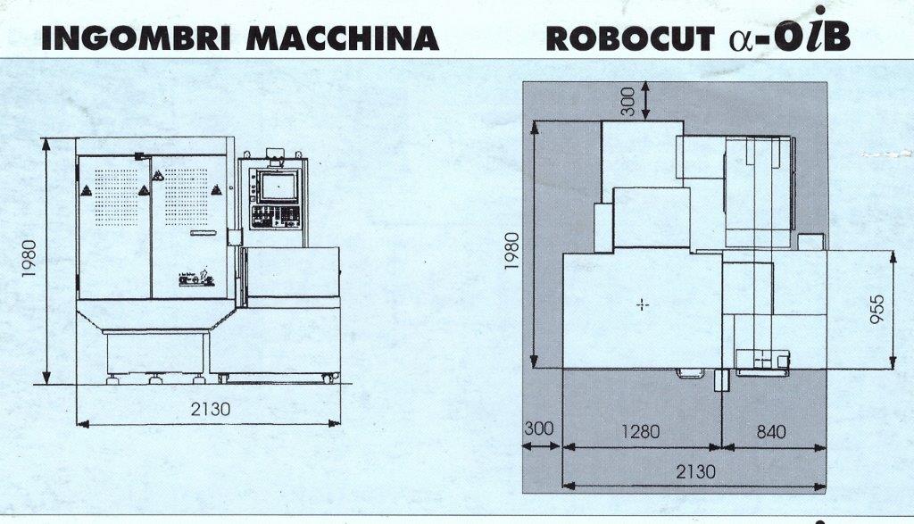 Elettroerosione a filo FANUC ALFA 1-iC usata il Metalmeccanico Di M