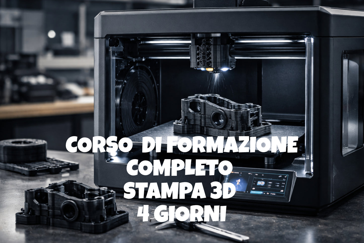 Corso di formazione - stampa  3d ad uso professionale - corso completo 4 giorni