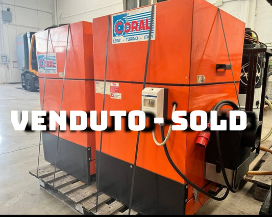 Filtro aspiratore per polveri di molatura a secco CORAL Grindex usato il Metalmeccanico Di M