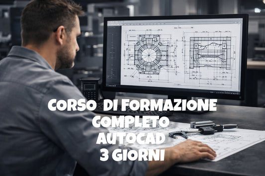 Corso di formazione - Progettazione con AUTOCAD software 2d  - corso completo 3 giorni