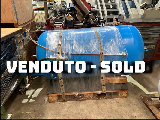 Serbatoio verticale aria compressa 725 litri usato il Metalmeccanico Di M
