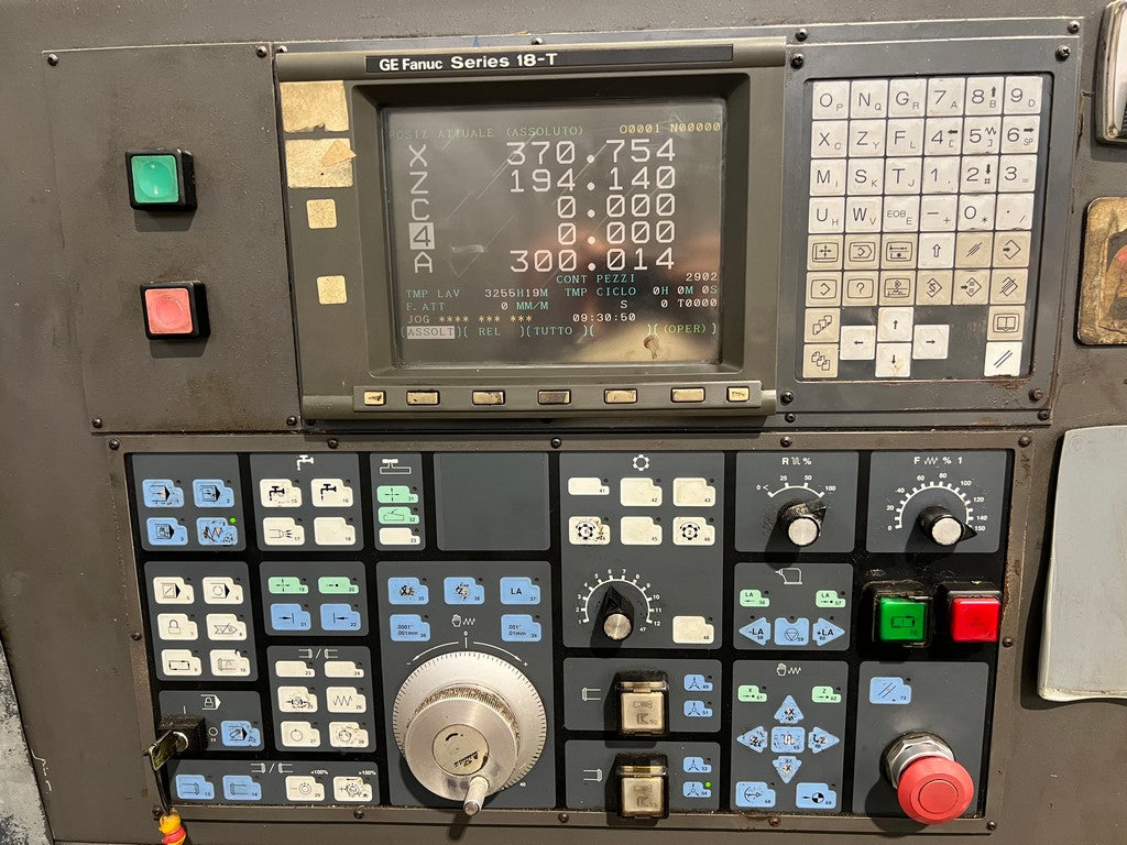 Tornio cnc 3 assi HARDINGE CONQUEST T51 motorizzato usato il Metalmeccanico Di M