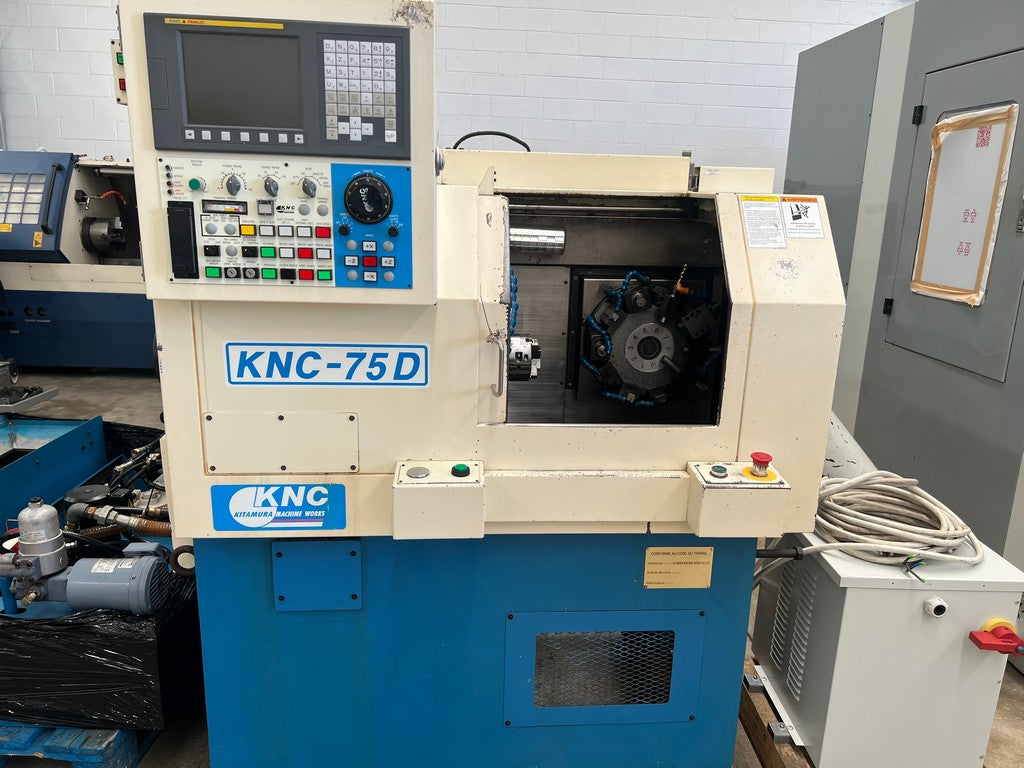 Tornio cnc 3 assi KITAMURA KNC 75D motorizzato usato