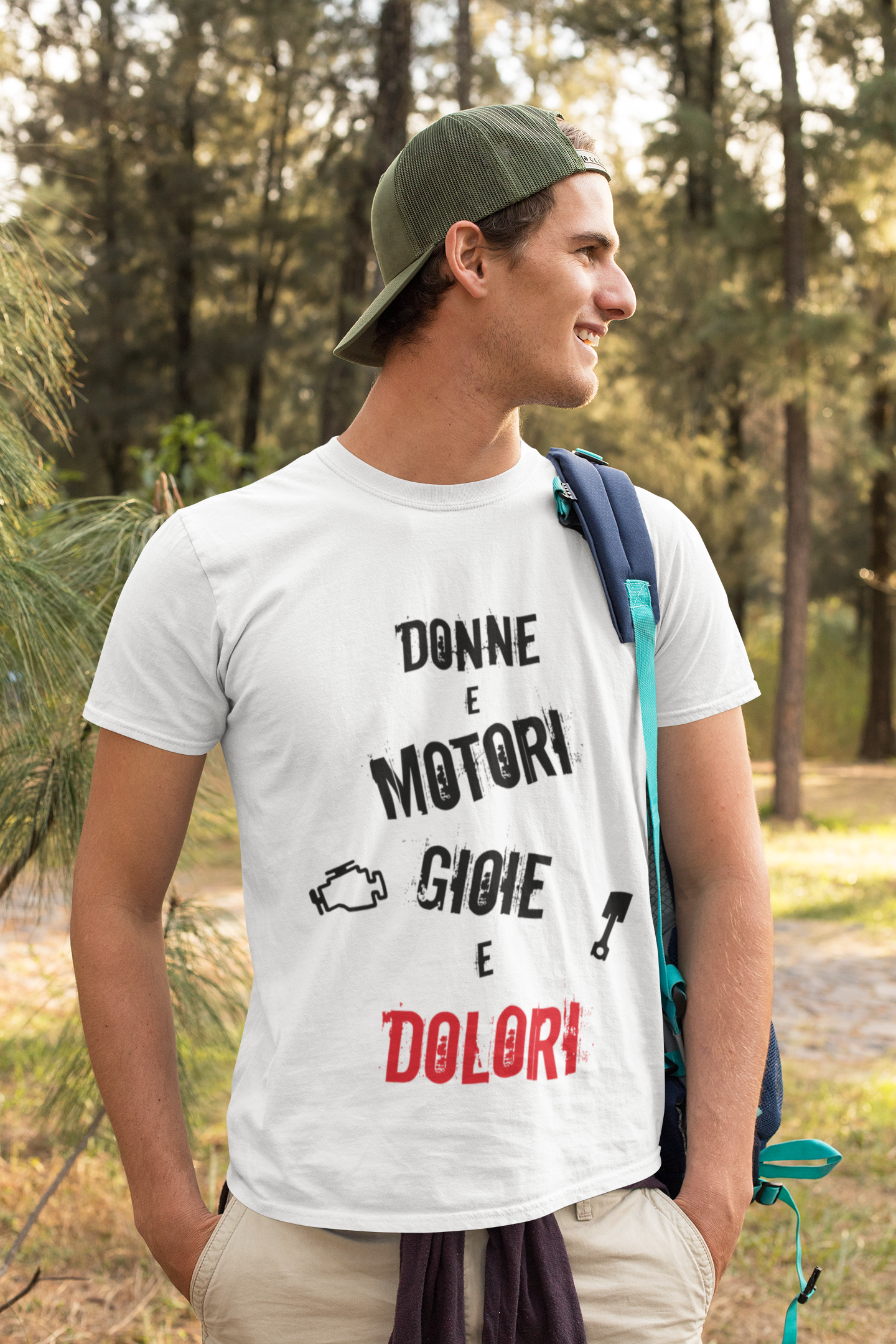 Maglietta "Donne e motori"
