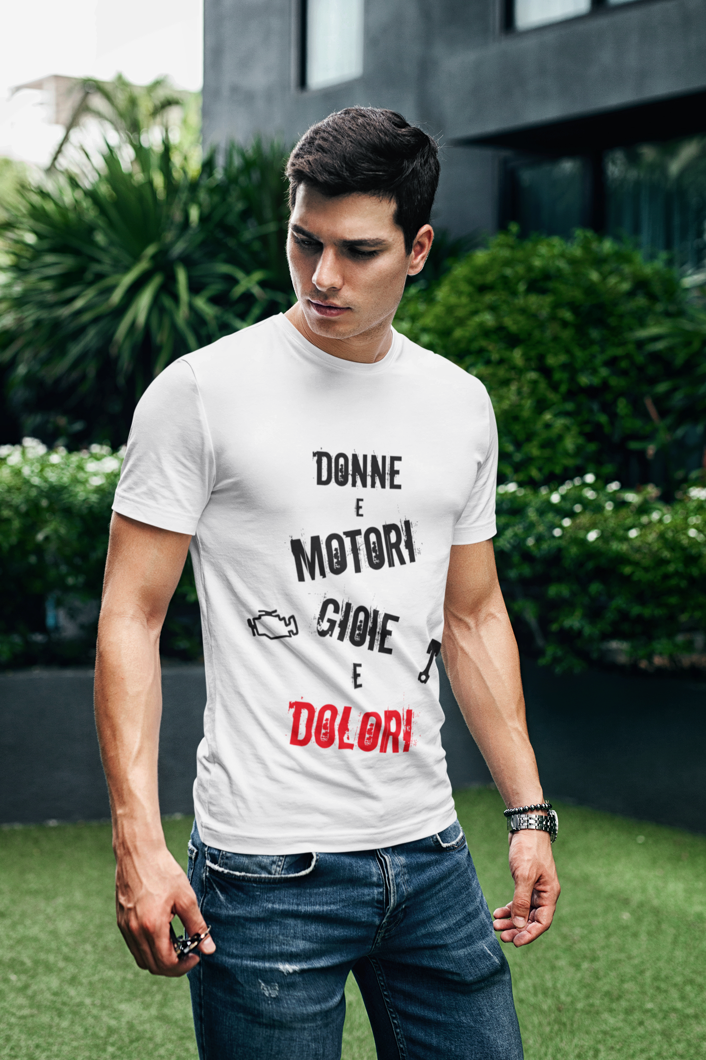 Maglietta "Donne e motori"